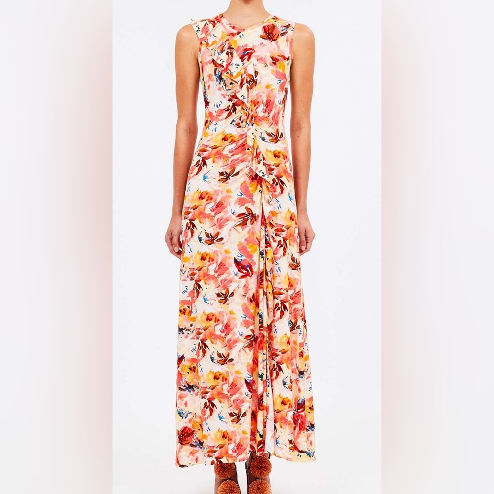 Ulla Johnson Multicolor Floral Maxi Dress